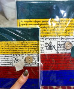 Блокнот с обложкой под непальские флажки - А5